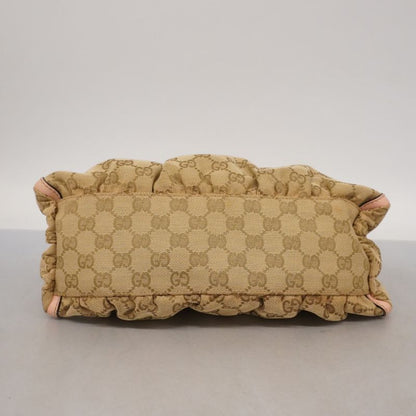 Gucci Shoulder Bag GG Canvas/abby 190525 Canvas Beige Pink Gold Hardware Women