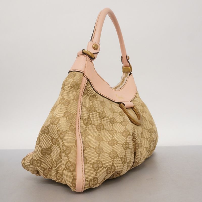 Gucci Shoulder Bag GG Canvas/abby 190525 Canvas Beige Pink Gold Hardware Women