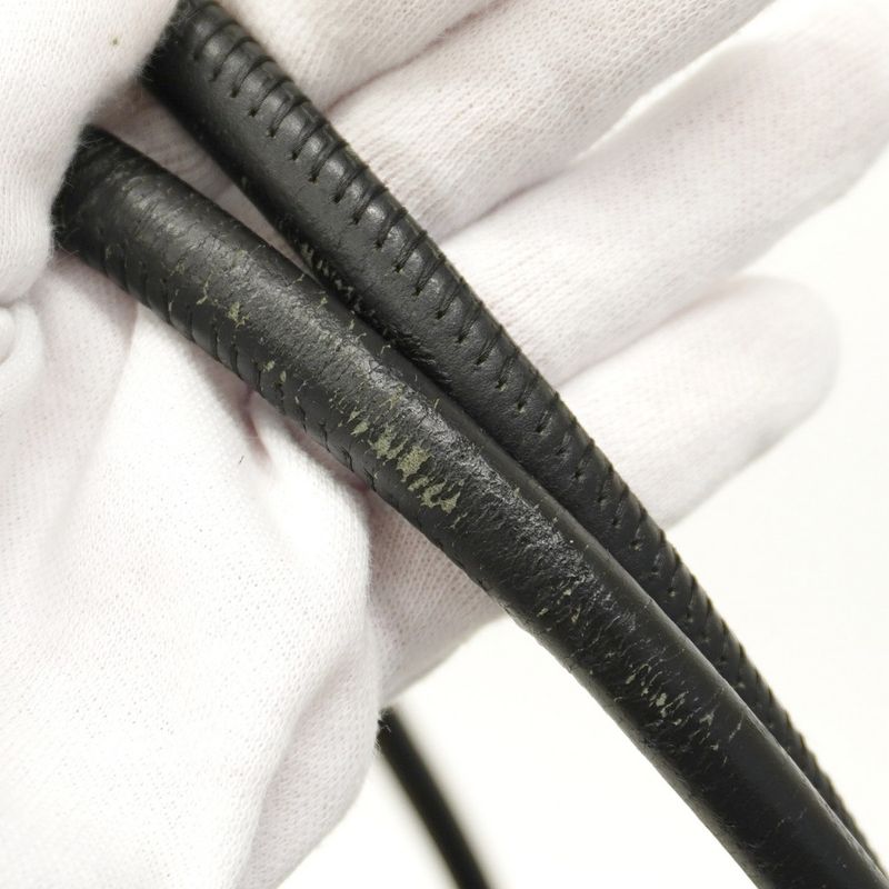 Chanel Shoulder Bag Camellia Leather Black Chien Pan Gold Hardware Women