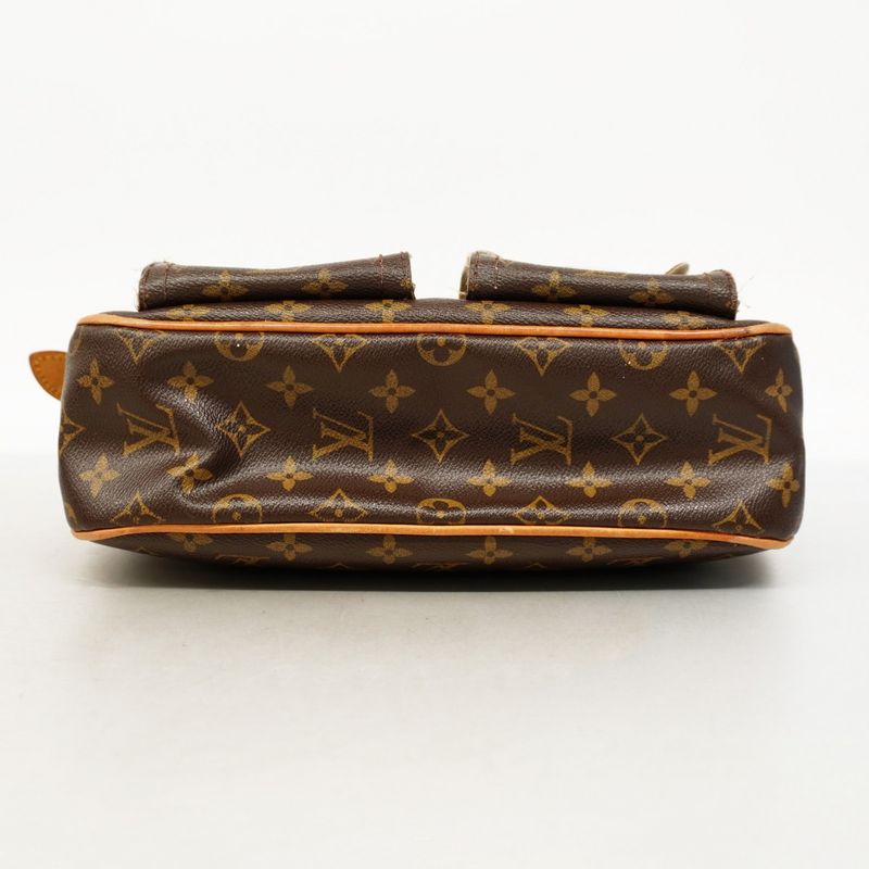 Louis Vuitton Shoulder Bag Monogram Hudson GM M40045 Brown Ladies