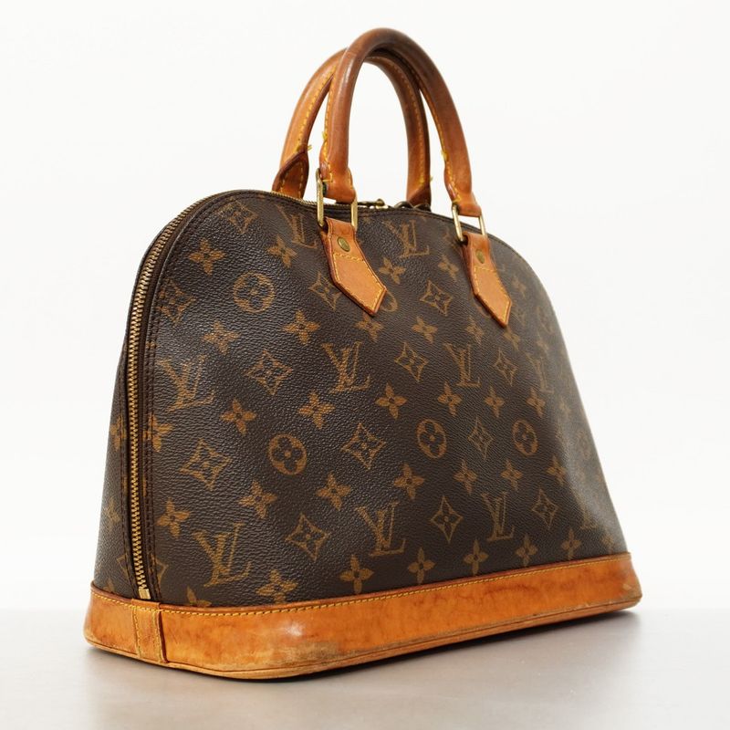 Louis Vuitton Handbag Monogram Alma M51130 Brown Ladies