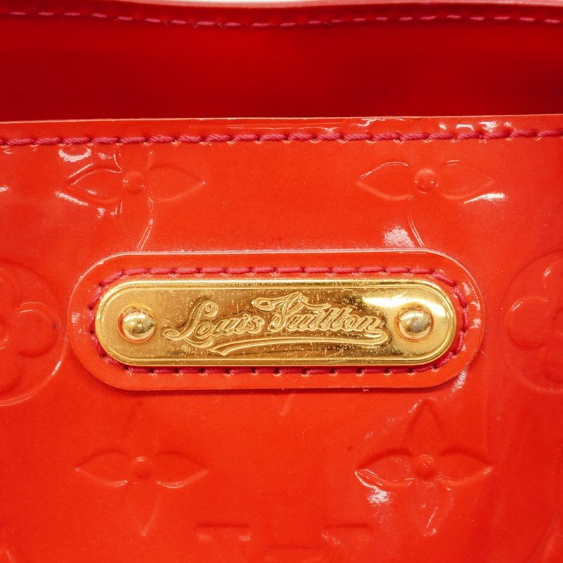 Louis Vuitton Handbag Vernis Wilshire Bluebird M93643 Rose Pop Women's