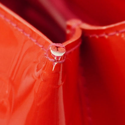 Louis Vuitton Handbag Vernis Wilshire Bluebird M93643 Rose Pop Women's