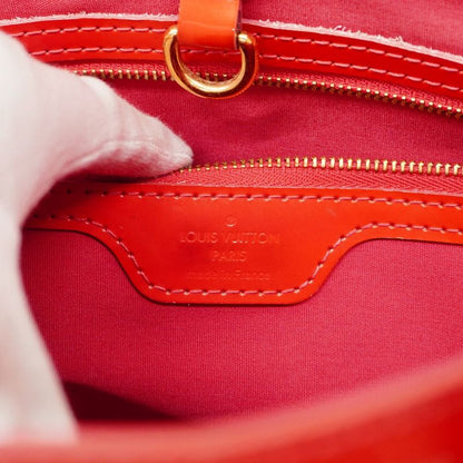 Louis Vuitton Handbag Vernis Wilshire Bluebird M93643 Rose Pop Women's