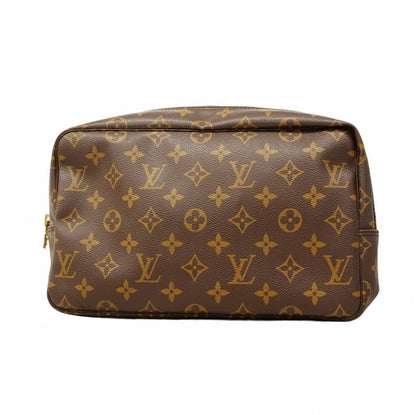 Louis Vuitton Pouch Monogram Trousse Toilette 28 M47522 Brown Women's
