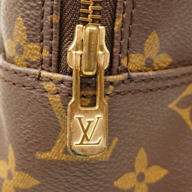 Louis Vuitton Pouch Monogram Trousse Toilette 28 M47522 Brown Women's