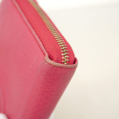 Gucci Long Wallet Soho 308280 Leather Pink Gold Hardware Women