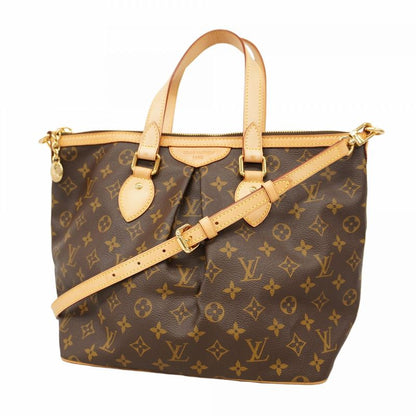 Louis Vuitton Handbag Monogram Palermo PM M40145 Brown 2-way Bag Ladies