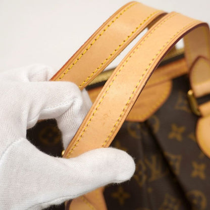 Louis Vuitton Handbag Monogram Palermo PM M40145 Brown 2-way Bag Ladies