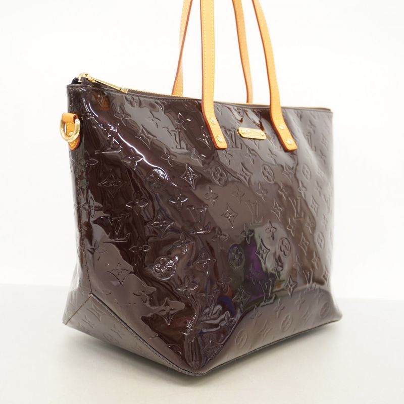 Louis Vuitton Tote Bag Vernis Bellevue GM M93589 Amarante Women's