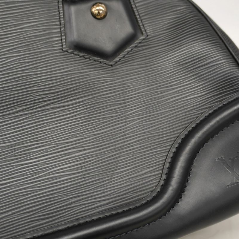 Louis Vuitton Epi Beau Ring Montaigne PM M59322 Noir Women's