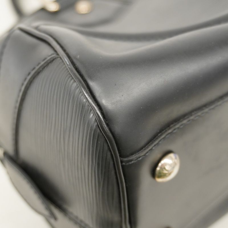 Louis Vuitton Epi Beau Ring Montaigne PM M59322 Noir Women's