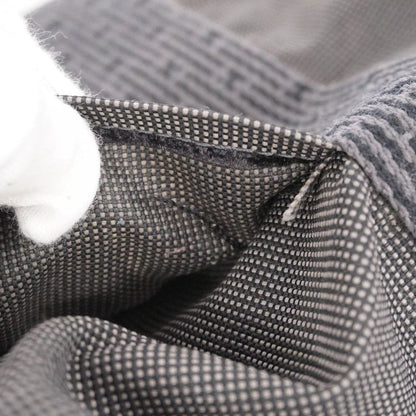 Hermes Tote Bag Yale Line GM Canvas Gray Silver Hardware Women