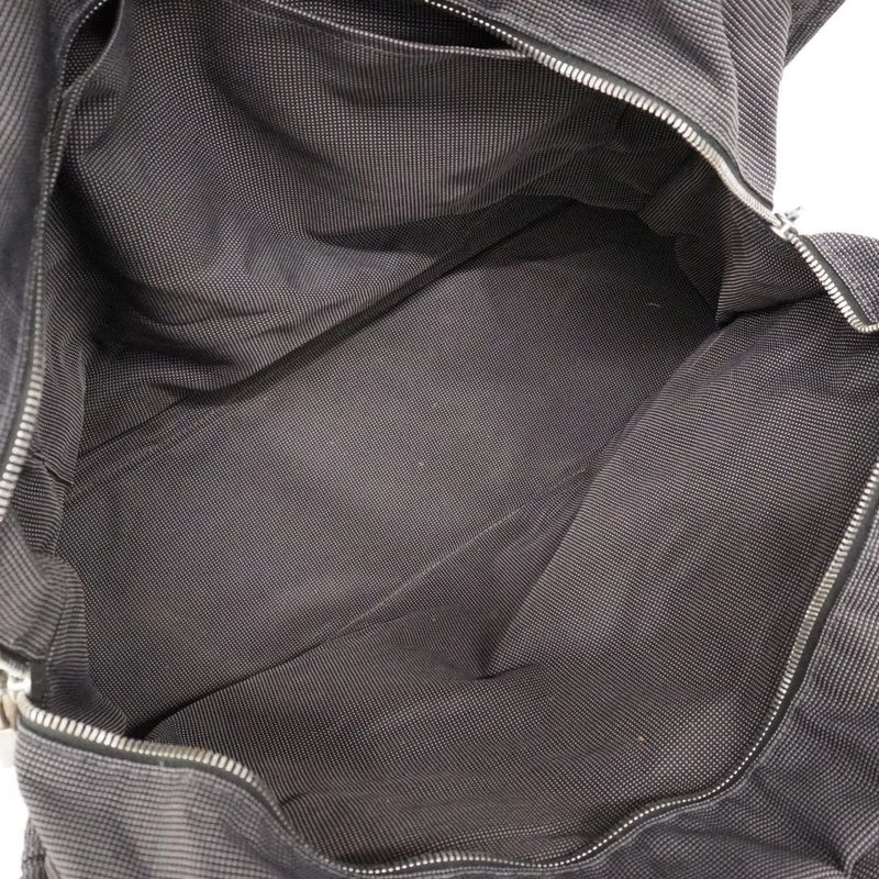 Hermes Tote Bag Yale Line GM Canvas Gray Silver Hardware Women