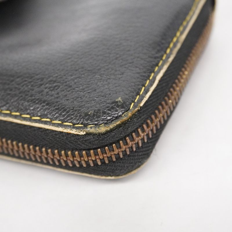 Louis Vuitton Long Wallet Suhari Zippy Wallet M95702 Noir Black Ladies