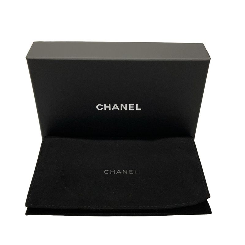 Chanel Trifold Wallet - Black Gold Hardware