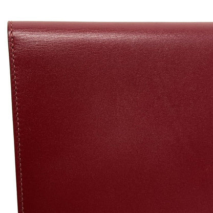 Hermes Clutch Bag Cinetic Gold And Silver Hardware Ruby