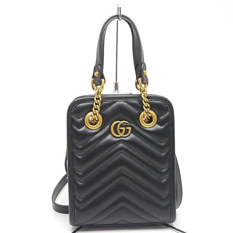 Gucci GG Marmont Quilted Two-way Hand Shoulder Bag