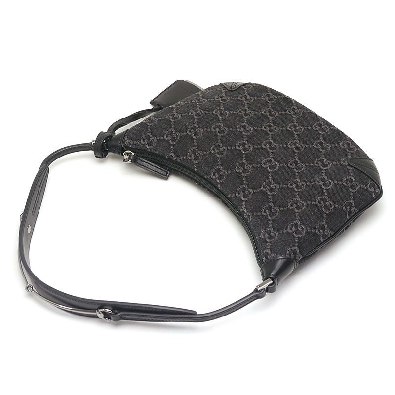 Gucci Horsebit Slim Small Shoulder Bag 774719 GG Denim