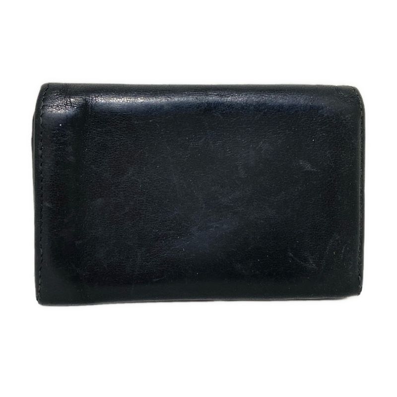 Loewe Business Card Case - Black Shape Stamped Leather