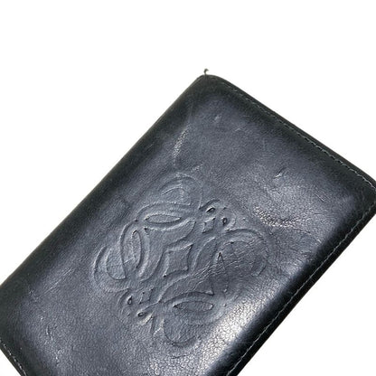 Loewe Business Card Case - Black Shape Stamped Leather