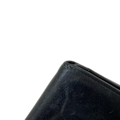 Loewe Business Card Case - Black Shape Stamped Leather
