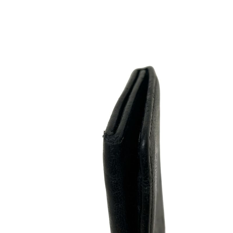 Loewe Business Card Case - Black Shape Stamped Leather