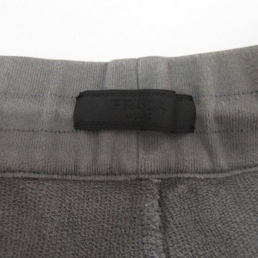 Prada 2019 Sweatpants Jogger Pants Nylon Switching Rubber Tag Hem Drawstring