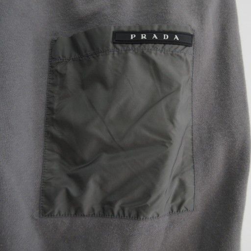 Prada 2019 Sweatpants Jogger Pants Nylon Switching Rubber Tag Hem Drawstring