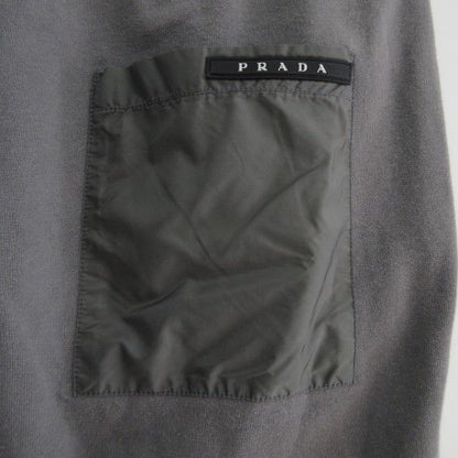 Prada 2019 Sweatpants Jogger Pants Nylon Switching Rubber Tag Hem Drawstring