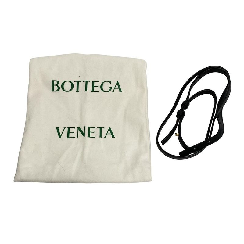 Bottega Veneta Tote Bag Mini Cassette Tote Black Lambskin