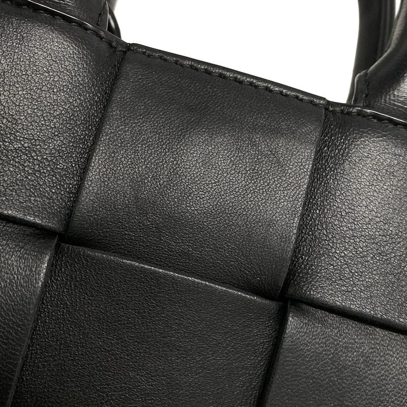 Bottega Veneta Tote Bag Mini Cassette Tote Black Lambskin