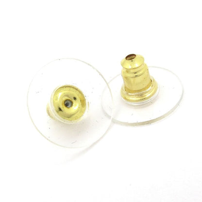 Chanel Earrings - Black X Ivory X Gold Heart