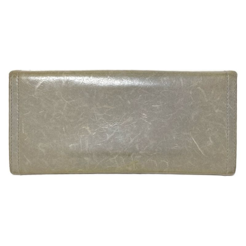 Prada Long Wallet - Blue-grey Leather
