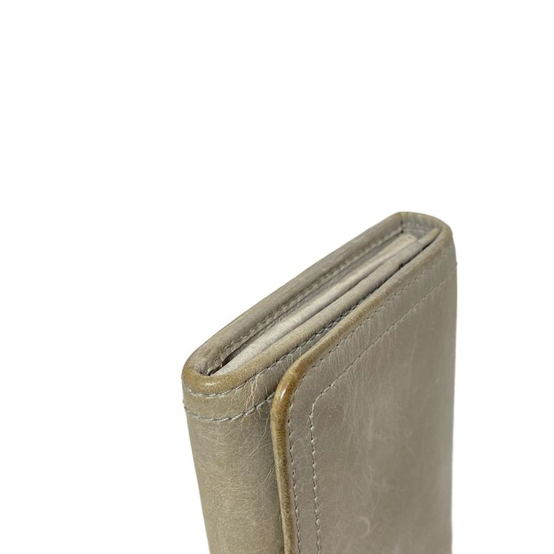 Prada Long Wallet - Blue-grey Leather