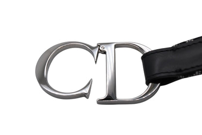 Dior Belt Trotter Line CD Logo Navy Gray — view 2