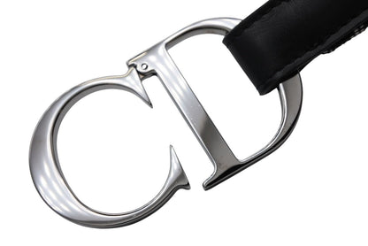 Dior Belt Trotter Line CD Logo Navy Gray — view 6