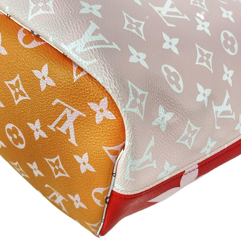 Louis Vuitton Giant Monogram Neverfull MM M44567 Rouge Tote Bag