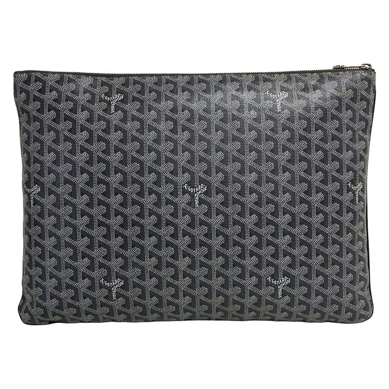 Goyard Clutch Bag Senna GM Gray