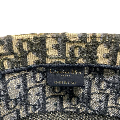 Dior/christian Dior Tote Book Tote Medium Bag/old Small Blue And Ivory And Multi