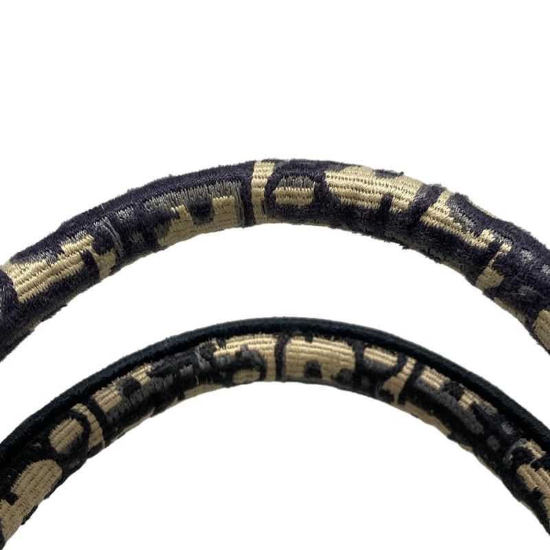 Dior/christian Dior Tote Book Tote Medium Bag/old Small Blue And Ivory And Multi