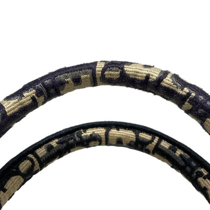 Dior/christian Dior Tote Book Tote Medium Bag/old Small Blue And Ivory And Multi