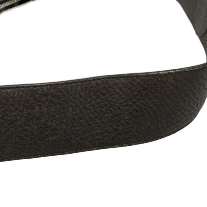 Gucci Shoulder Bag Interlocking G 131443 Black Leather