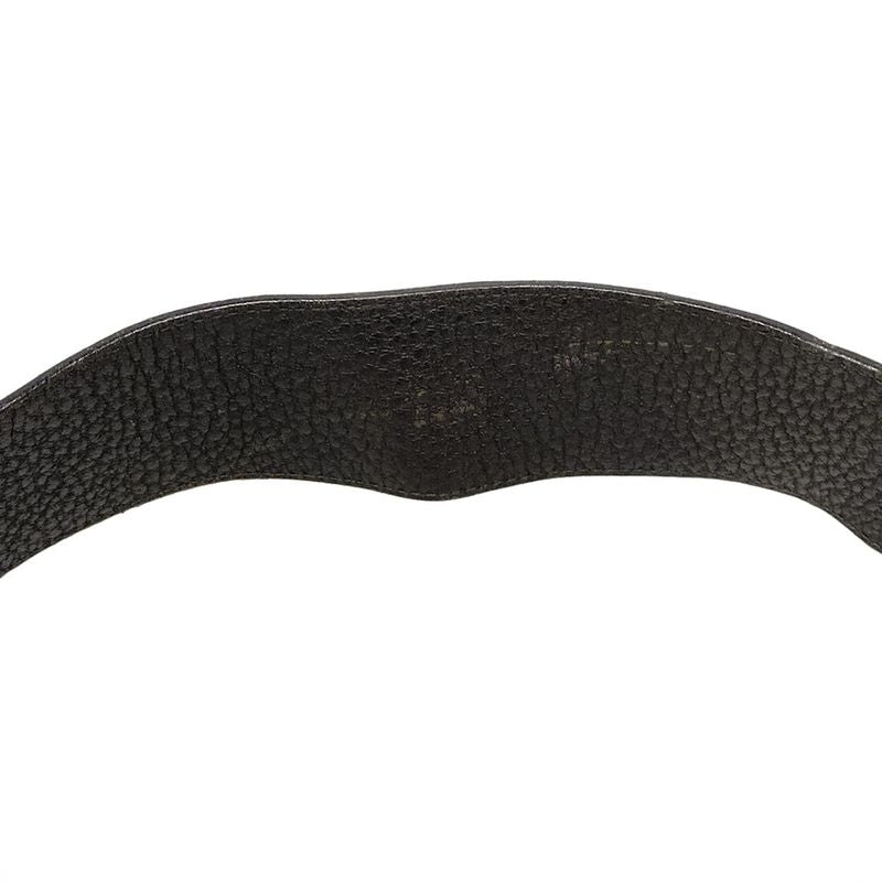 Gucci Shoulder Bag Interlocking G 131443 Black Leather