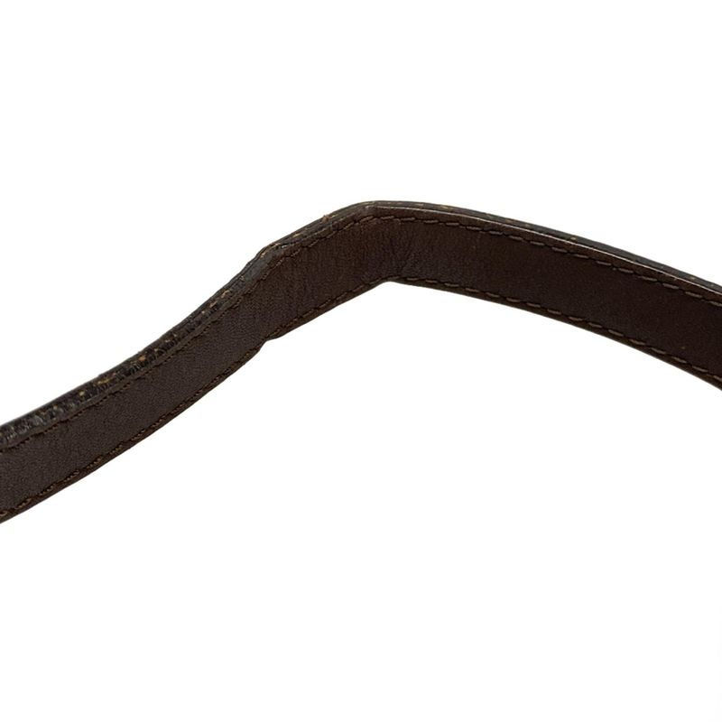 Fendi Handbag Mamma Bucket/zucca Pattern Brown X Black X Dark Brown Leather