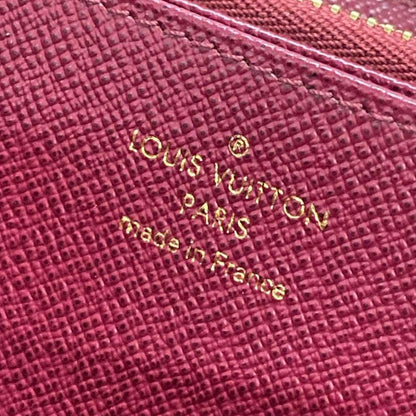 Louis Vuitton Long Wallet Monogram Zippy Wallet M41895 Fuchsia
