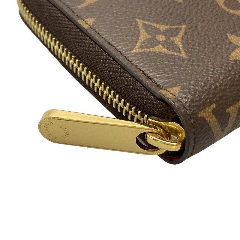 Louis Vuitton Long Wallet Monogram Zippy Wallet M41895 Fuchsia