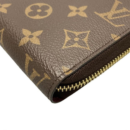 Louis Vuitton Long Wallet Monogram Zippy Wallet M41895 Fuchsia