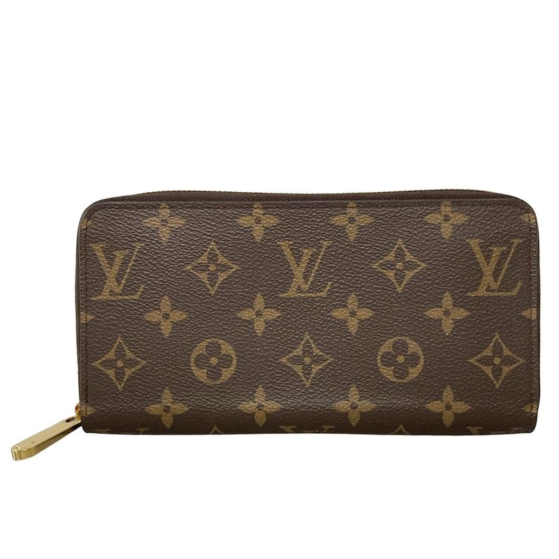 Louis Vuitton Long Wallet Monogram Zippy Wallet M41895 Fuchsia
