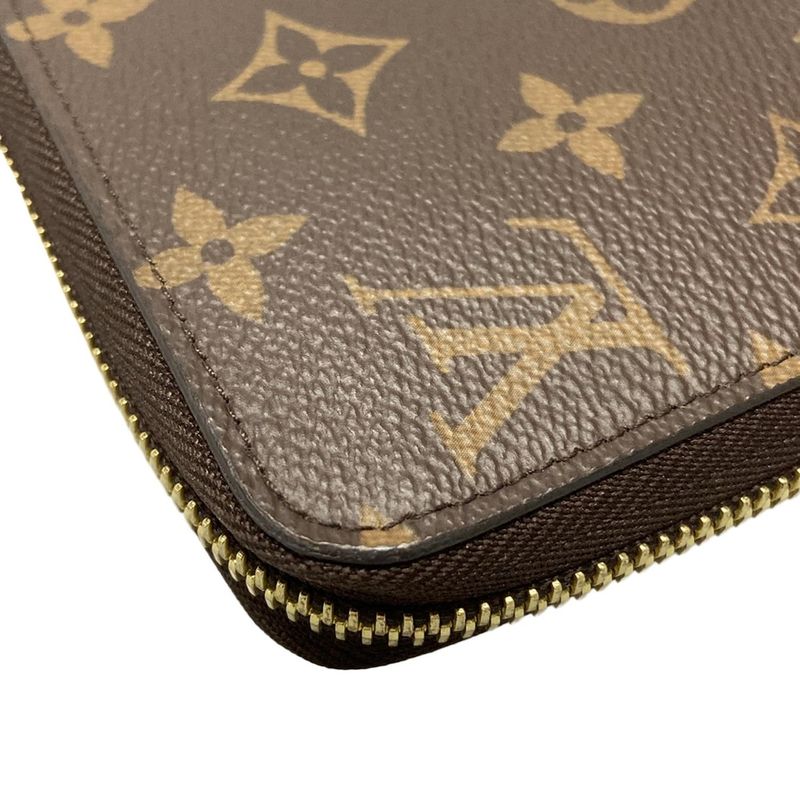 Louis Vuitton Long Wallet Monogram Zippy Wallet M41895 Fuchsia